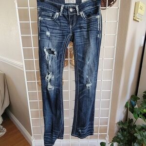 Daytrip Low-Rise Leo Bootcut Sz 26